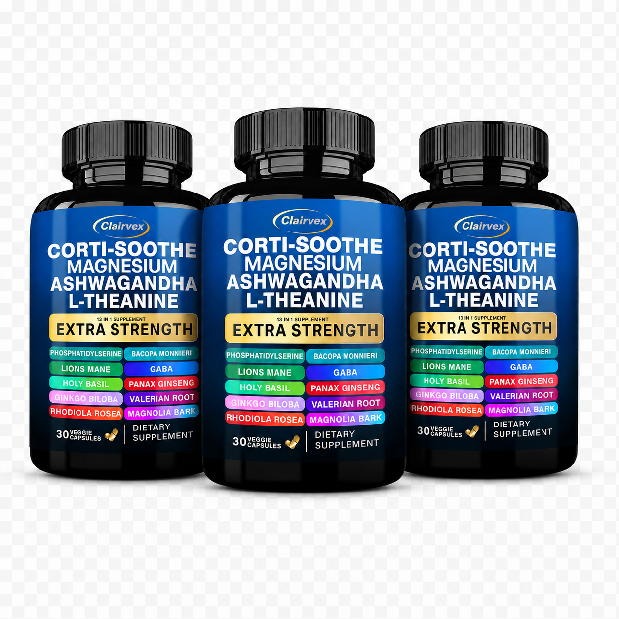 3 bottles of Clairvex Corti-Soothe