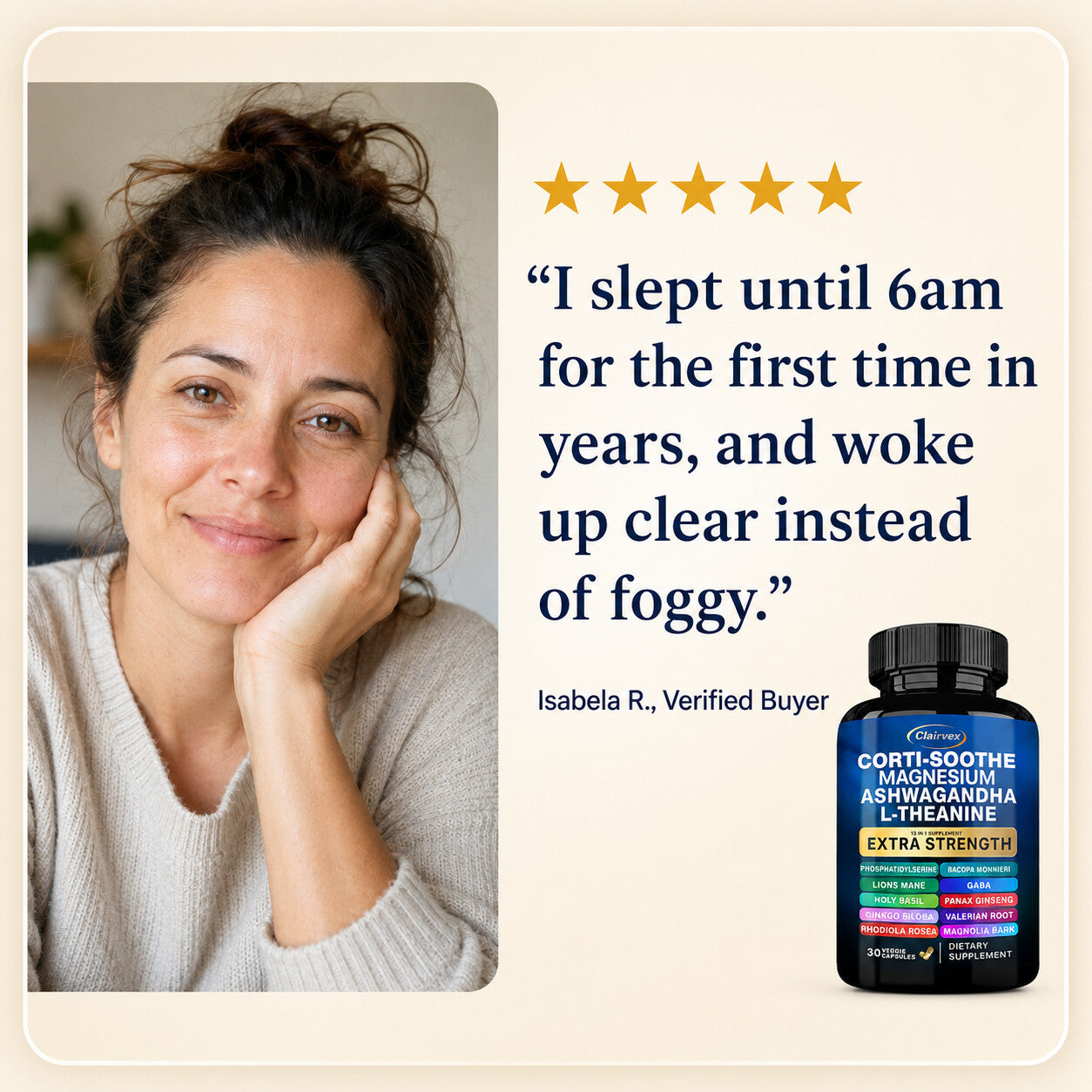 Verified buyer review